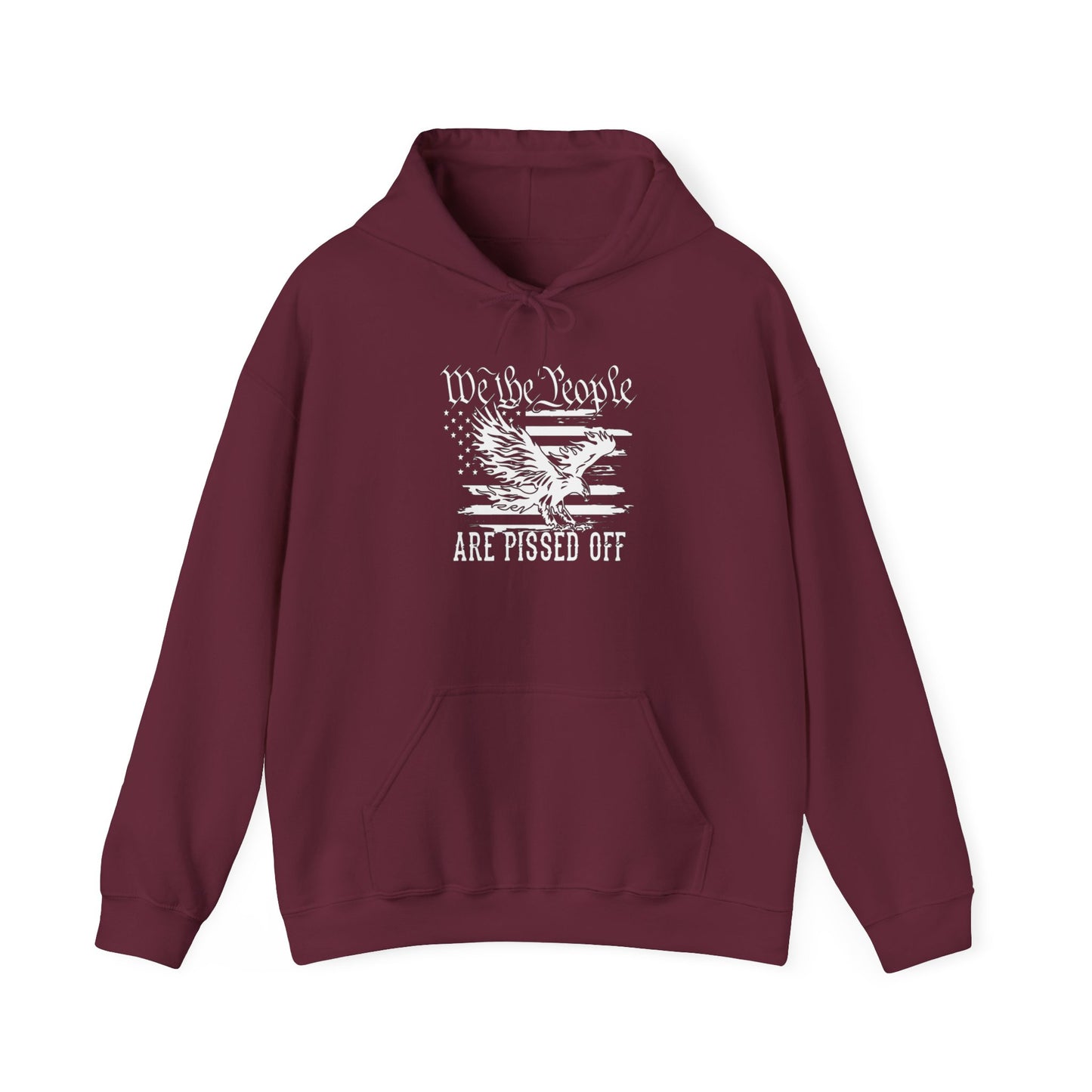 We The People Are Pissed Off Hoodie,  Heavy Blend™ Hooded Sweatshirt