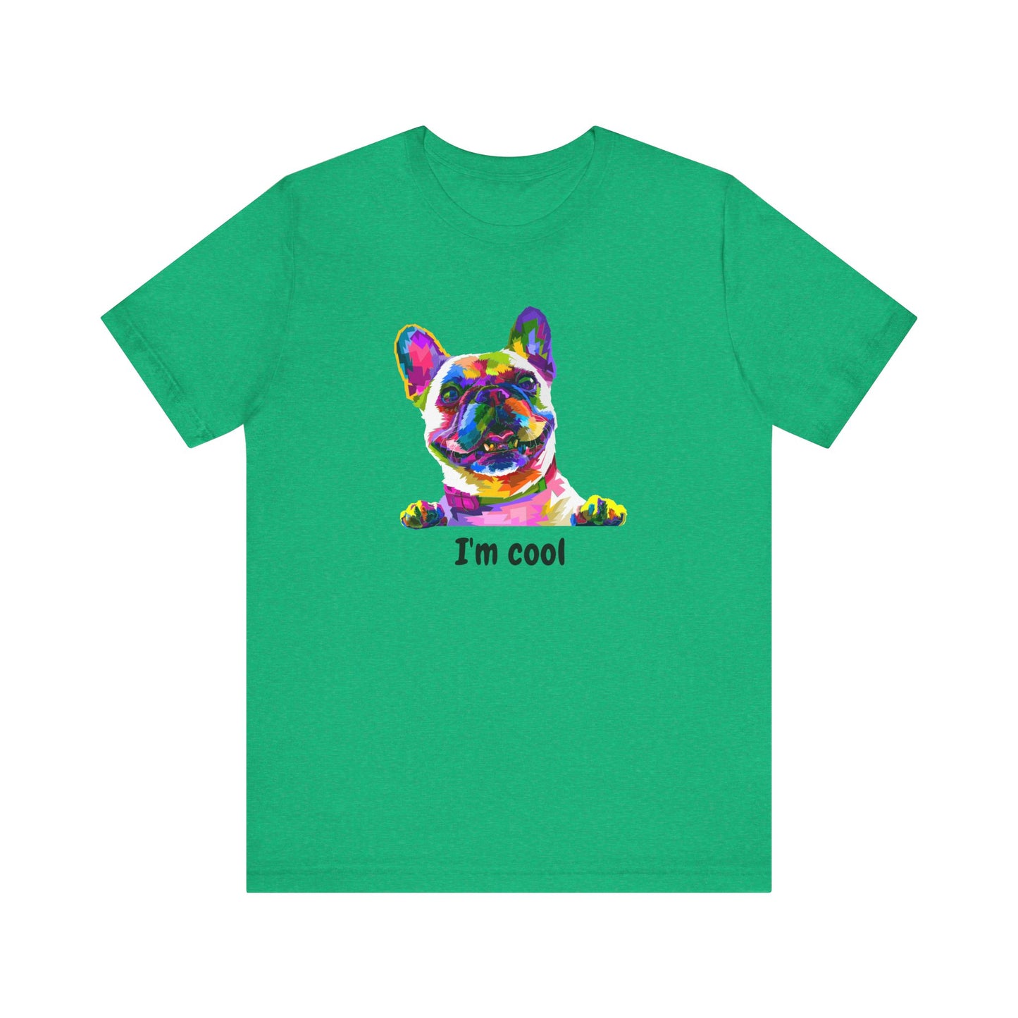 I'm Cool English Bulldog, Jersey Short Sleeve Tee