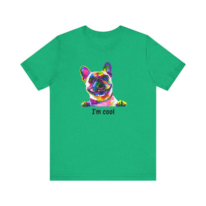 I'm Cool English Bulldog, Jersey Short Sleeve Tee