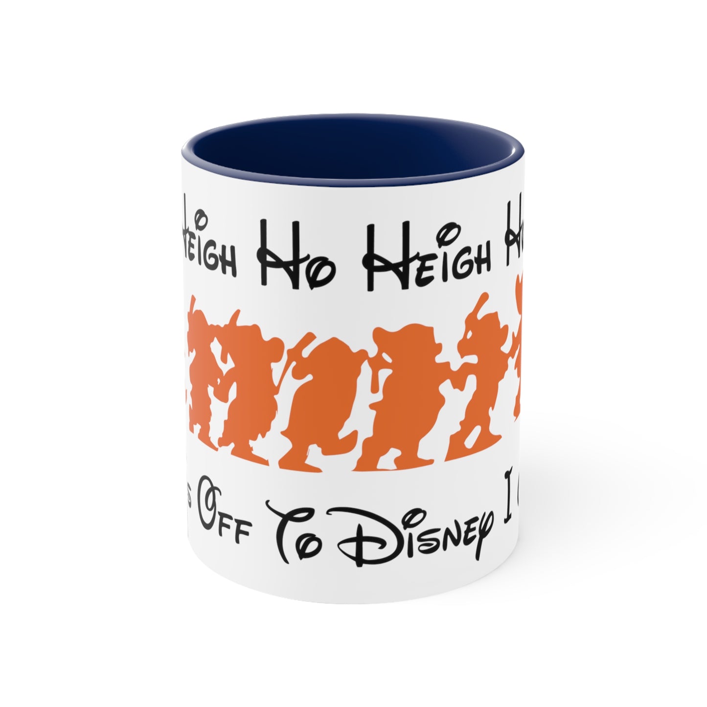 Heigh Ho, Heigh Ho, It's Off To Disney I Go, Accent Coffee Mug, 11oz