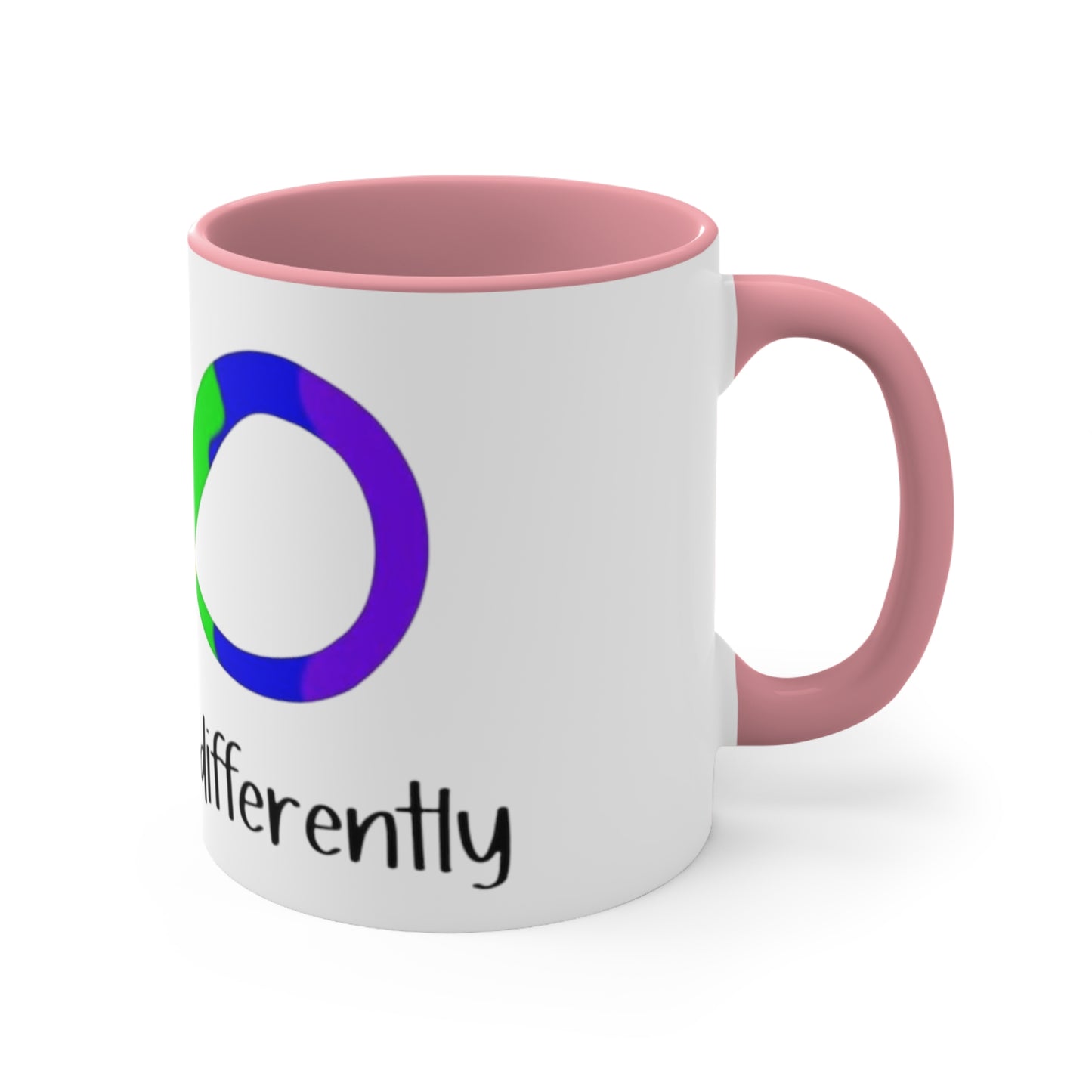 We All Think Differently, Accent Coffee Mug, 11oz