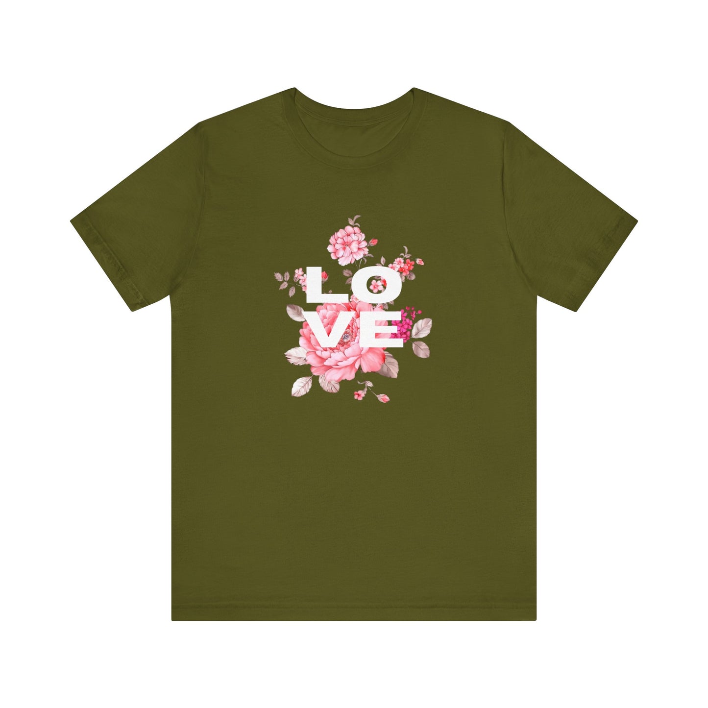 Love with Flowers Jersey Short Sleeve Tee