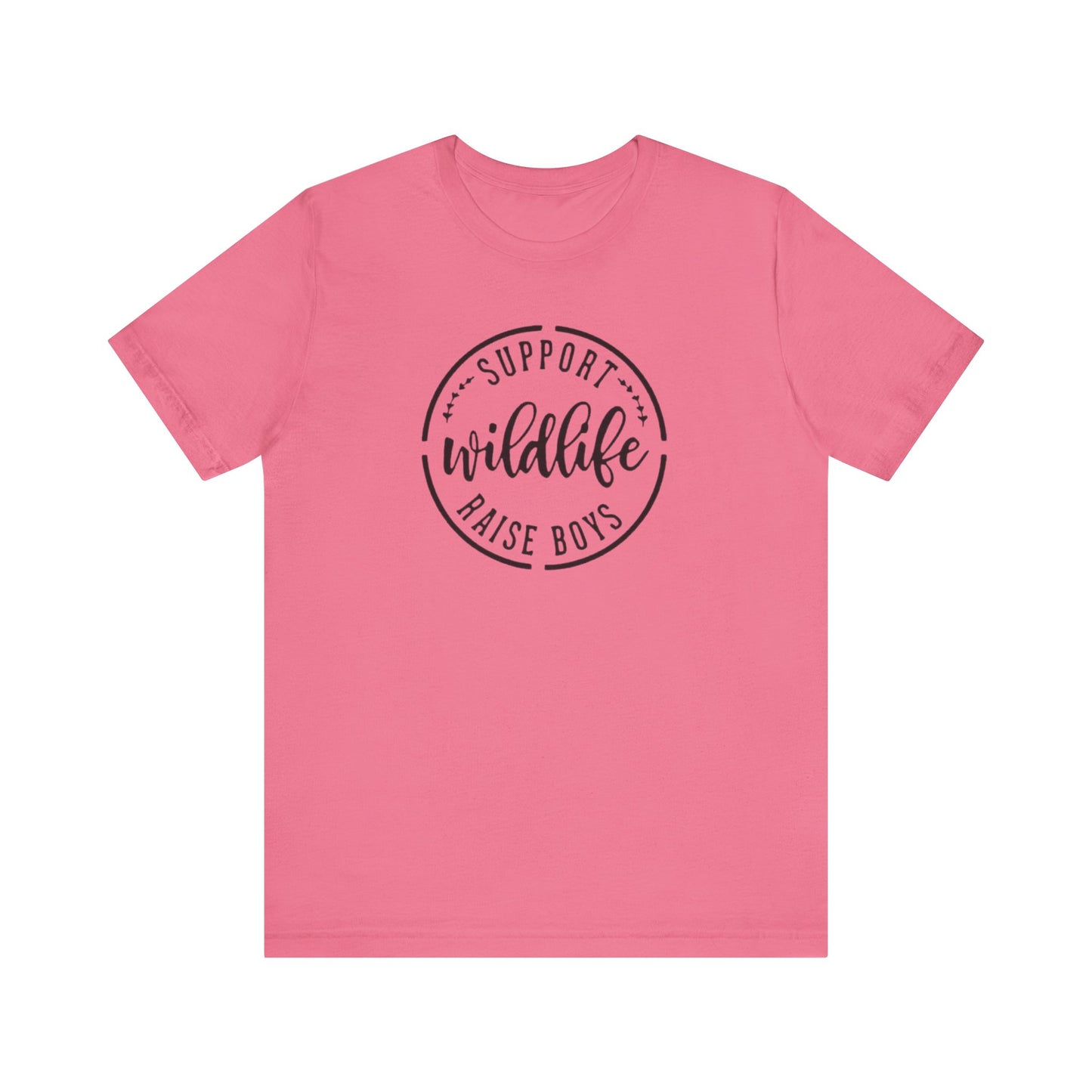 Support Wildlife Raise Boys  Jersey Short Sleeve Tee