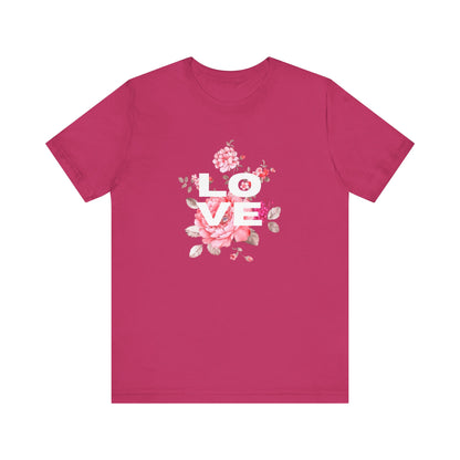 Love with Flowers Jersey Short Sleeve Tee