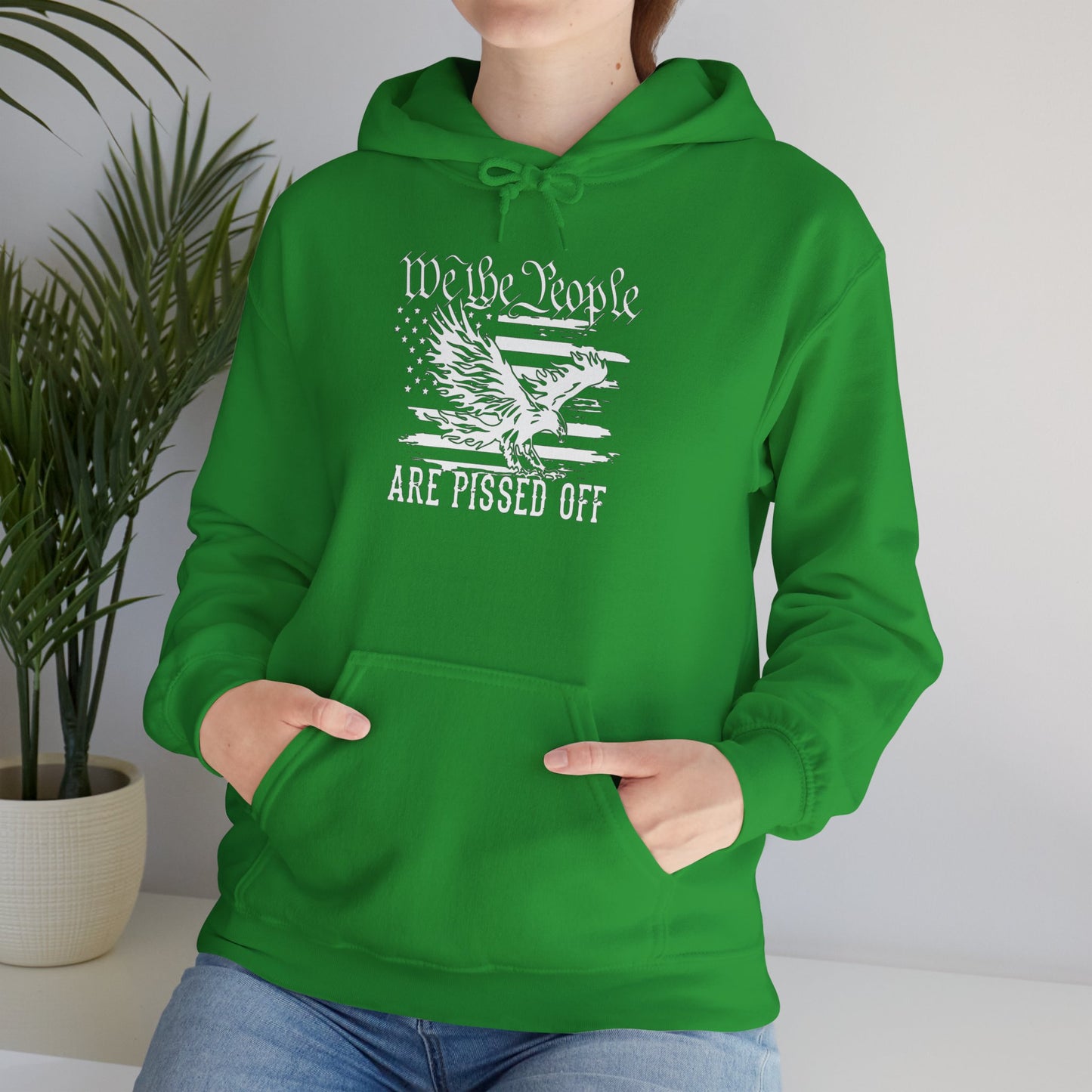 We The People Are Pissed Off Hoodie,  Heavy Blend™ Hooded Sweatshirt