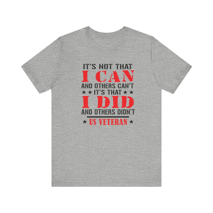 It's Not that I Can and other's Cant, Jersey Short Sleeve Tee