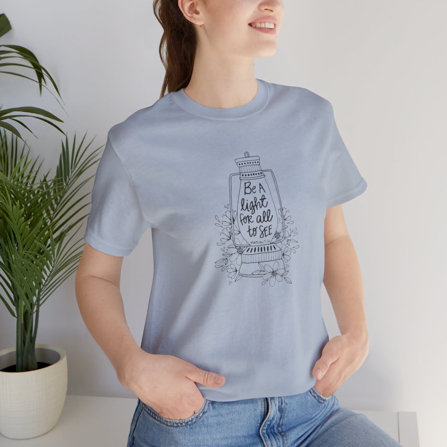 Be The Light For All To See, Jersey Short Sleeve Tee