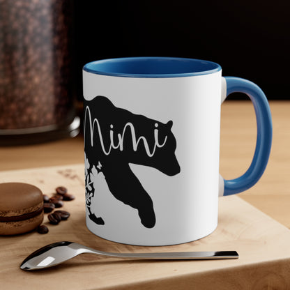 Mimi Bear Accent Coffee Mug, 11oz