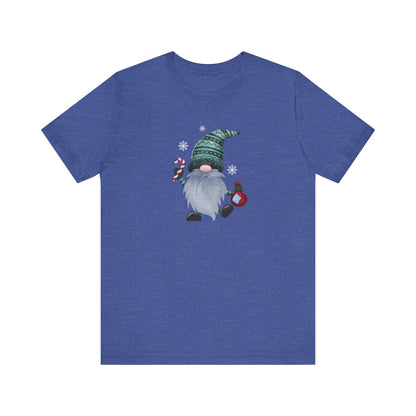 Happy Holidays, Party Gnome, Jersey Short Sleeve Tee