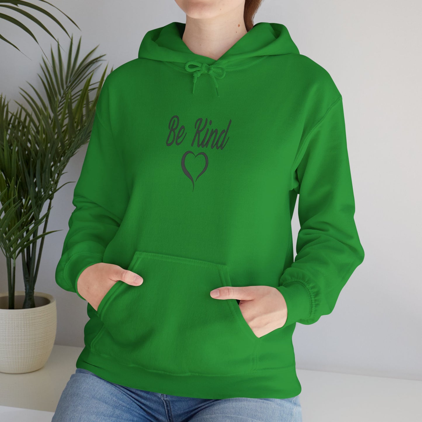 Be Kind, To The Person Behind Me, The World is A Better Place With You In It, Love The Person In Front of You Two-Sided Hoodie, The  Heavy Blend™ Hooded Sweatshirt