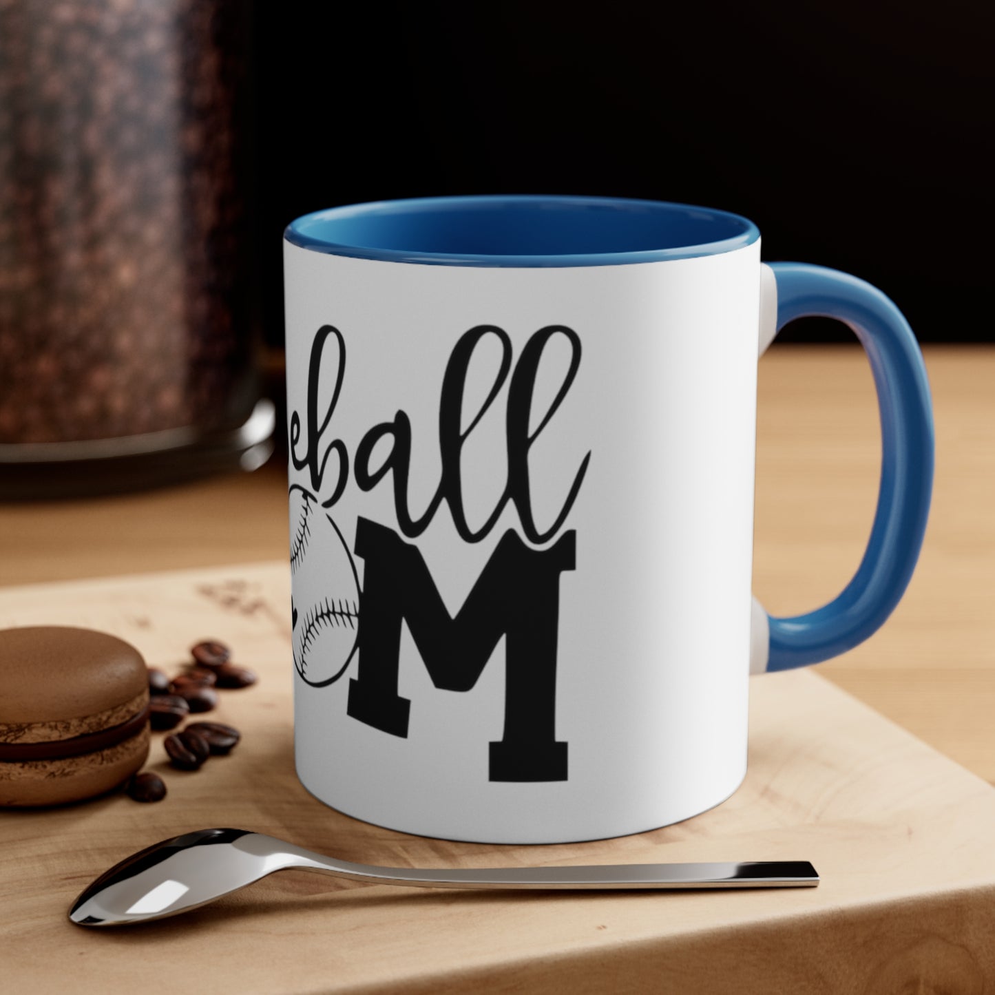 Baseball Mom, Accent Coffee Mug, 11oz