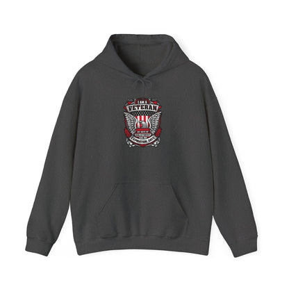I Am A Veteran My Oath Of Enlistment Has No Expiration Date Hoodie Heavy Blend™ Hooded Sweatshirt