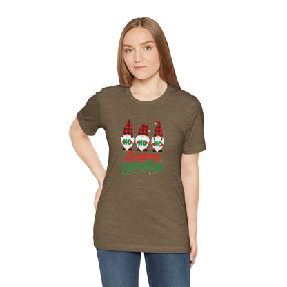 Season's Greeting Gnomes, Jersey Short Sleeve Tee