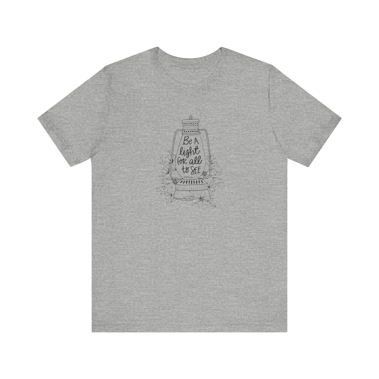 Be The Light For All To See, Jersey Short Sleeve Tee