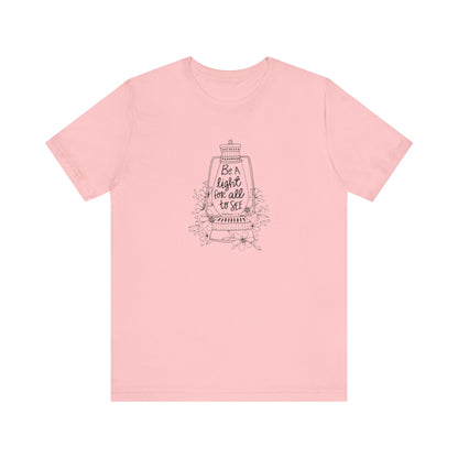 Be The Light For All To See, Jersey Short Sleeve Tee