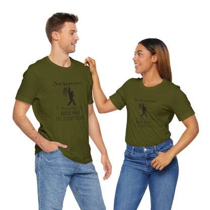 Sarcasm, I Sprinkle That Shit Over Everything Jersey Short Sleeve Tee