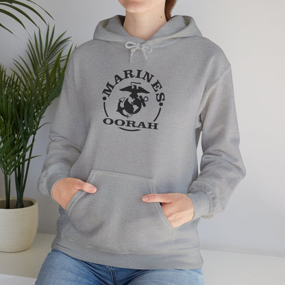 Marines Oorah Hoodie,  Heavy Blend™ Hooded Sweatshirt