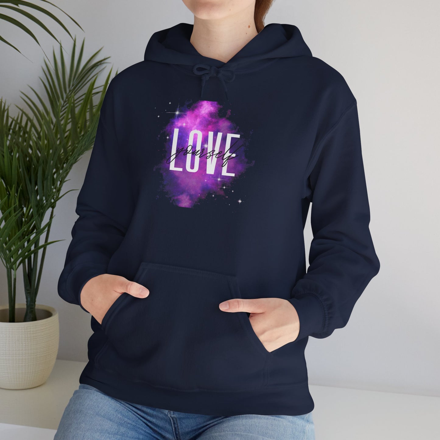 Love Yourself Hoodie, Heavy Blend™ Hooded Sweatshirt