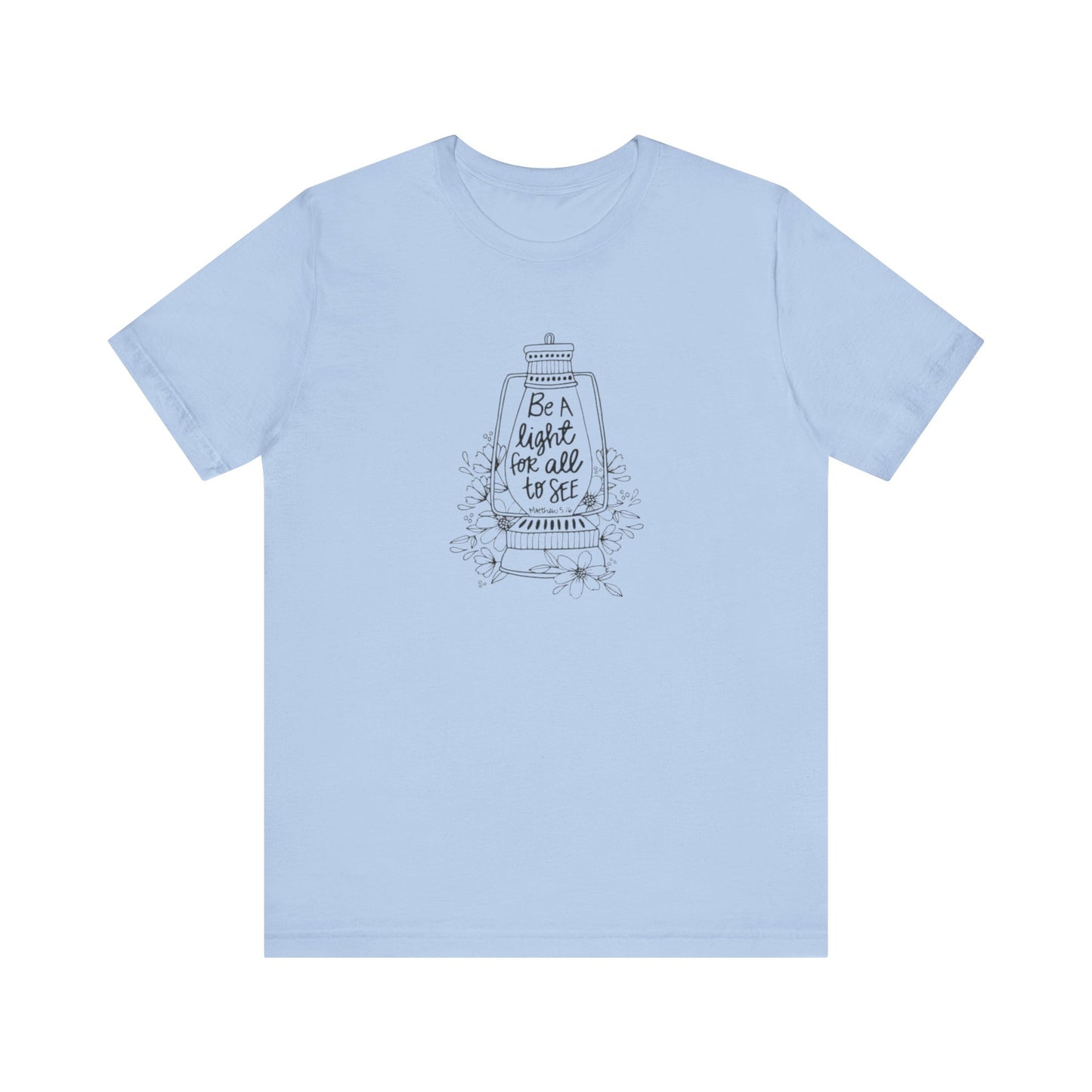 Be The Light For All To See, Jersey Short Sleeve Tee
