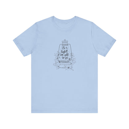 Be The Light For All To See, Jersey Short Sleeve Tee