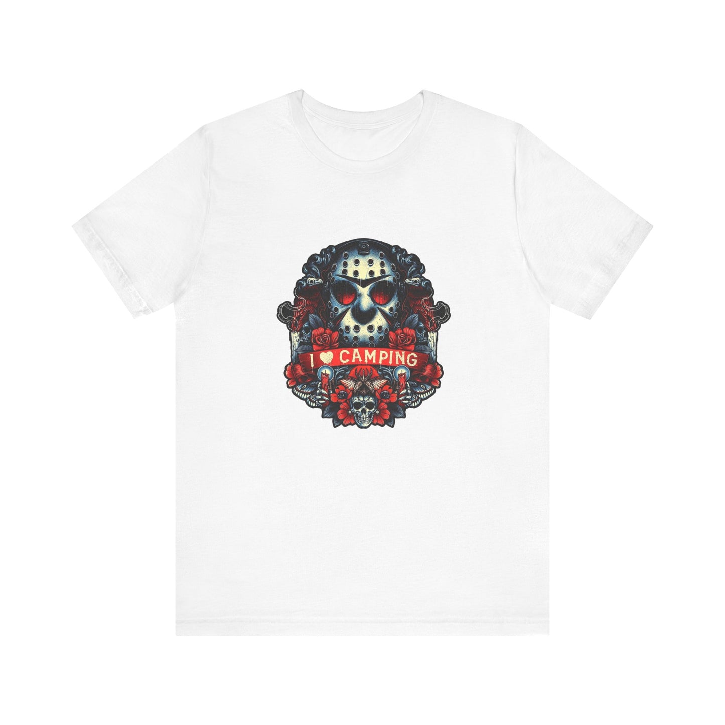 I Love Camping, Halloween T-Shirt, Jersey Short Sleeve Tee