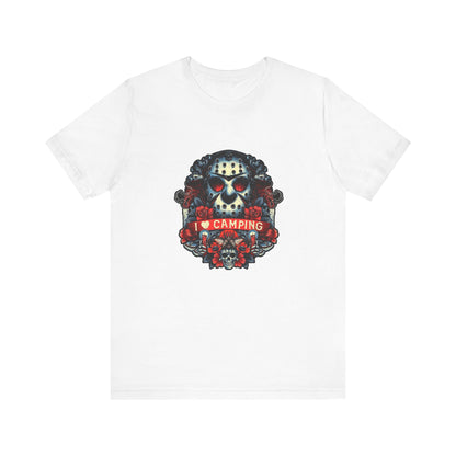I Love Camping, Halloween T-Shirt, Jersey Short Sleeve Tee
