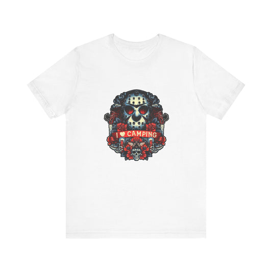I Love Camping, Halloween T-Shirt, Jersey Short Sleeve Tee