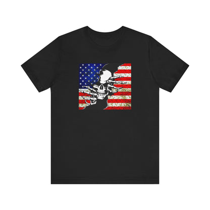 Skull & Flag Jersey Short Sleeve Tee