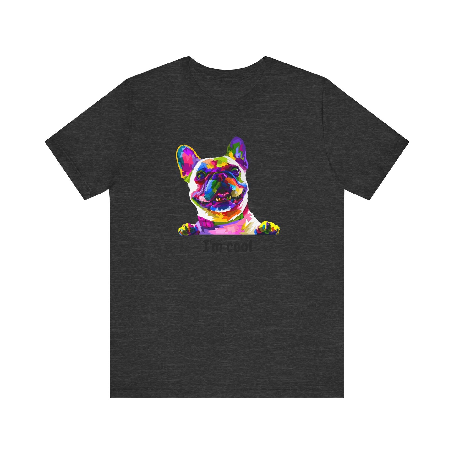 I'm Cool English Bulldog, Jersey Short Sleeve Tee