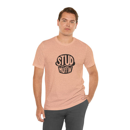 Stud Muffin, Unisex Jersey Short Sleeve Tee