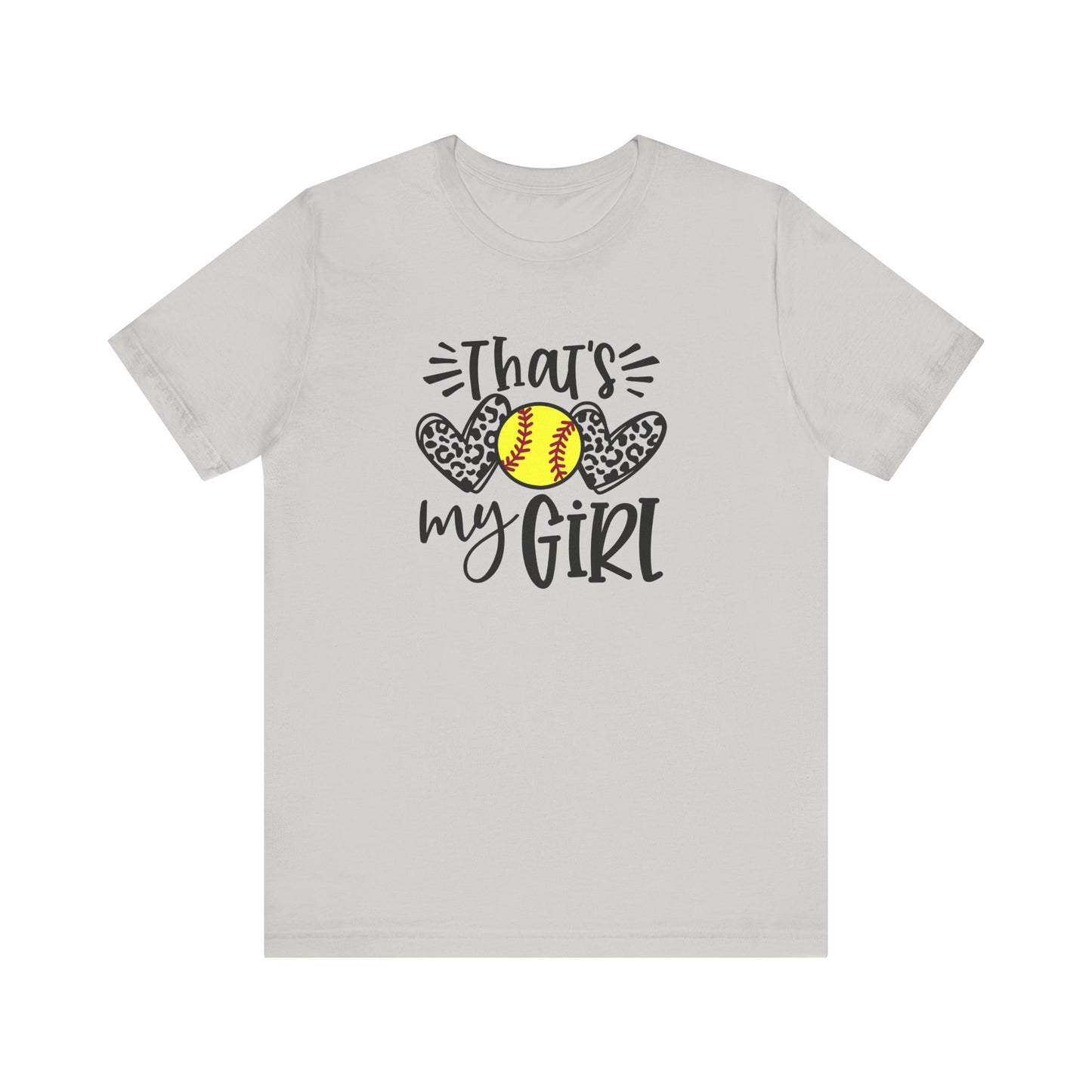 That's My Girl SoftBall Jersey Short Sleeve Tee