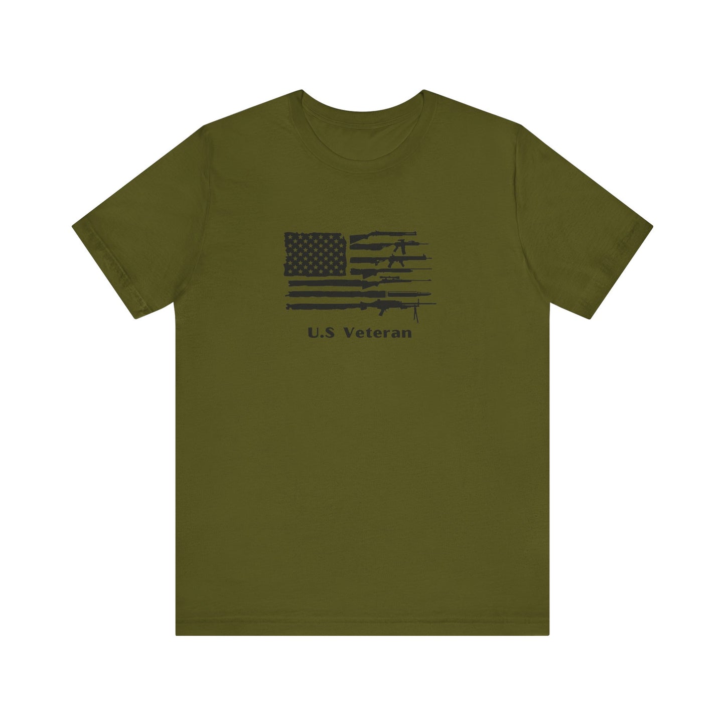 US Veteran Flag Shirt, Jersey Short Sleeve Tee