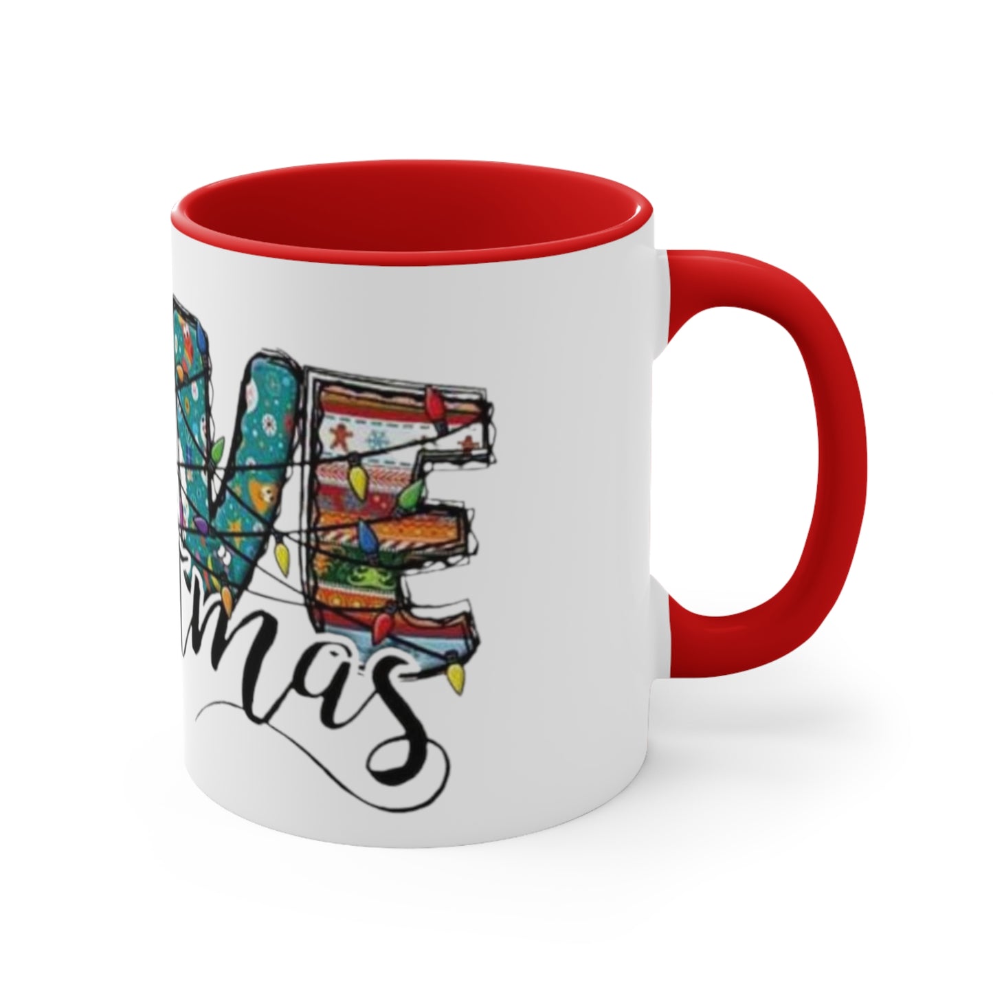 Live Christmas, Accent Coffee Mug, 11oz