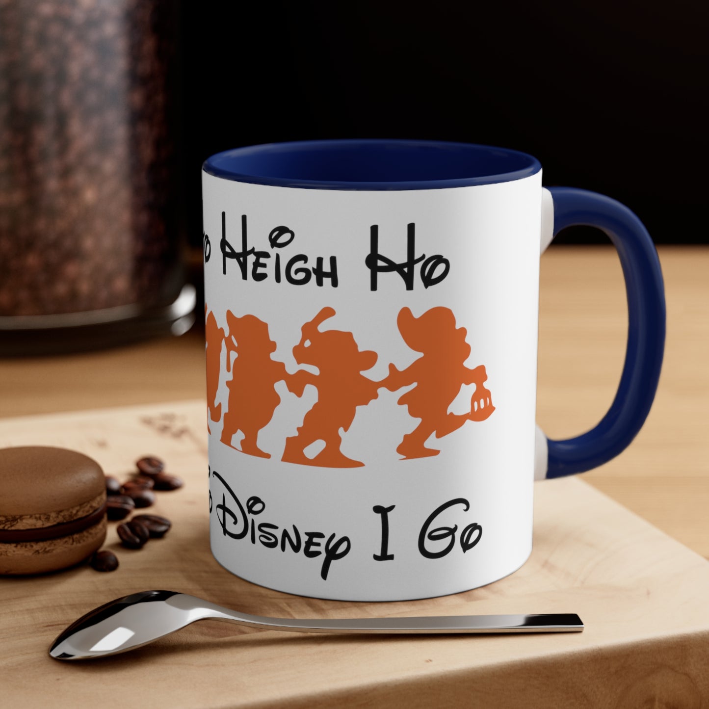 Heigh Ho, Heigh Ho, It's Off To Disney I Go, Accent Coffee Mug, 11oz