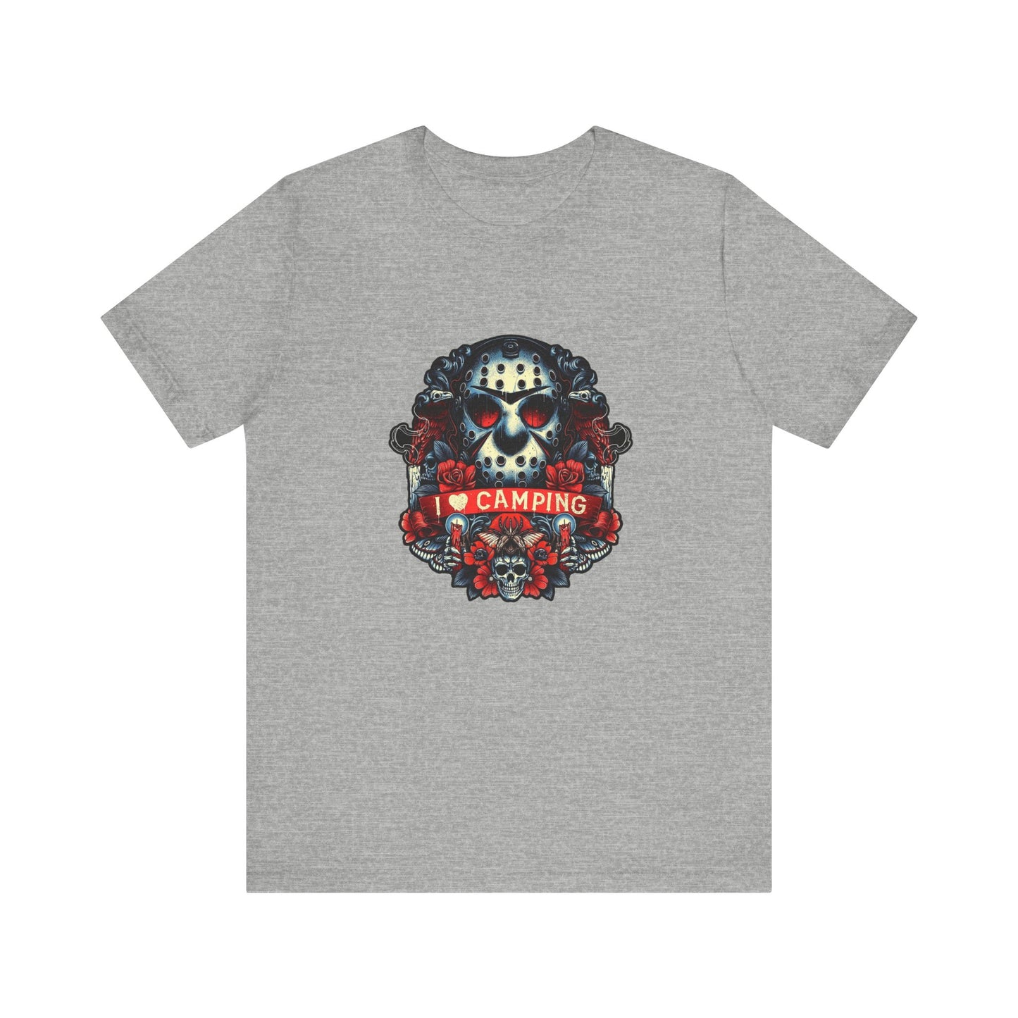 I Love Camping, Halloween T-Shirt, Jersey Short Sleeve Tee