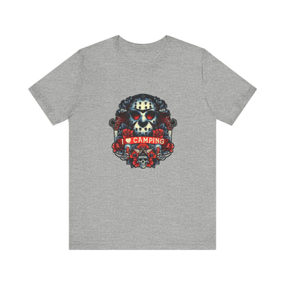 I Love Camping, Halloween T-Shirt, Jersey Short Sleeve Tee