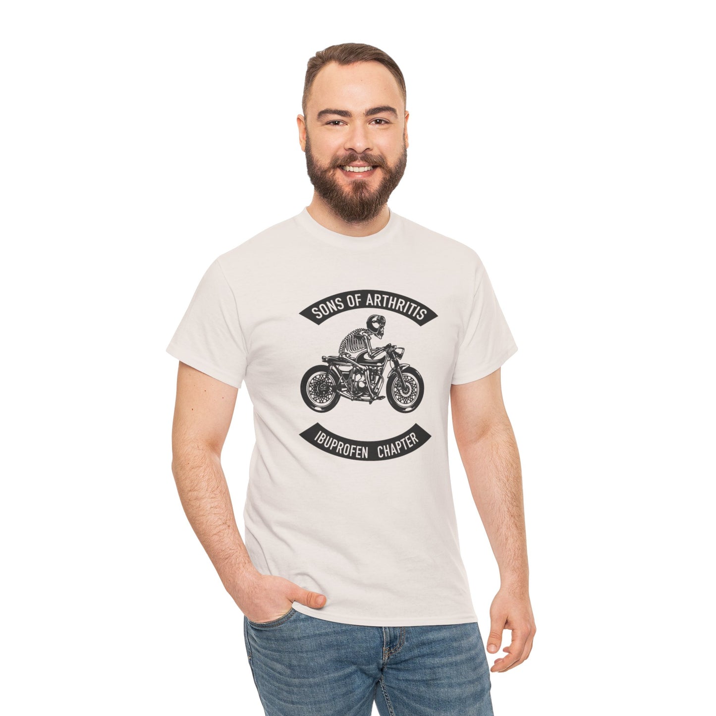 Sons of Arthritis Ibuprofen Chapter Heavy Cotton Tee