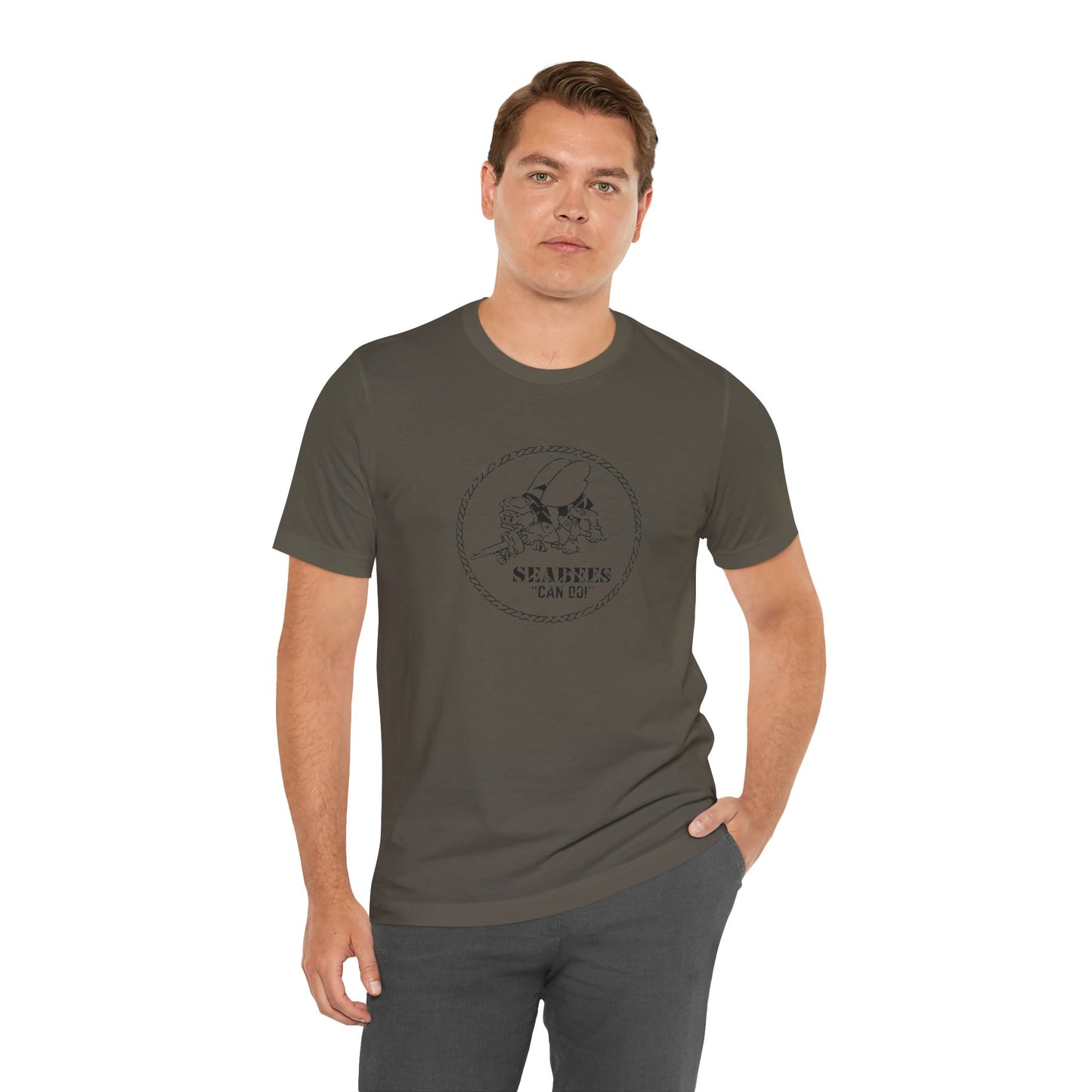 SEABEES Can Do, Jersey Short Sleeve Tee