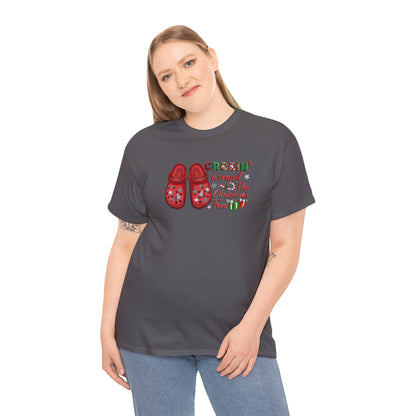 Crockin' Around the Christmas Tree, Heavy Cotton Tee