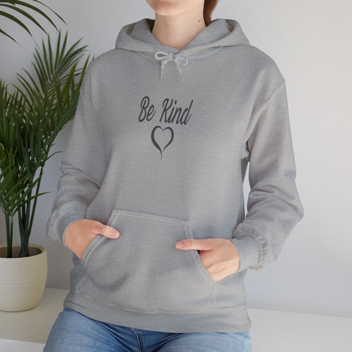 Be Kind, To The Person Behind Me, The World is A Better Place With You In It, Love The Person In Front of You Two-Sided Hoodie, The  Heavy Blend™ Hooded Sweatshirt