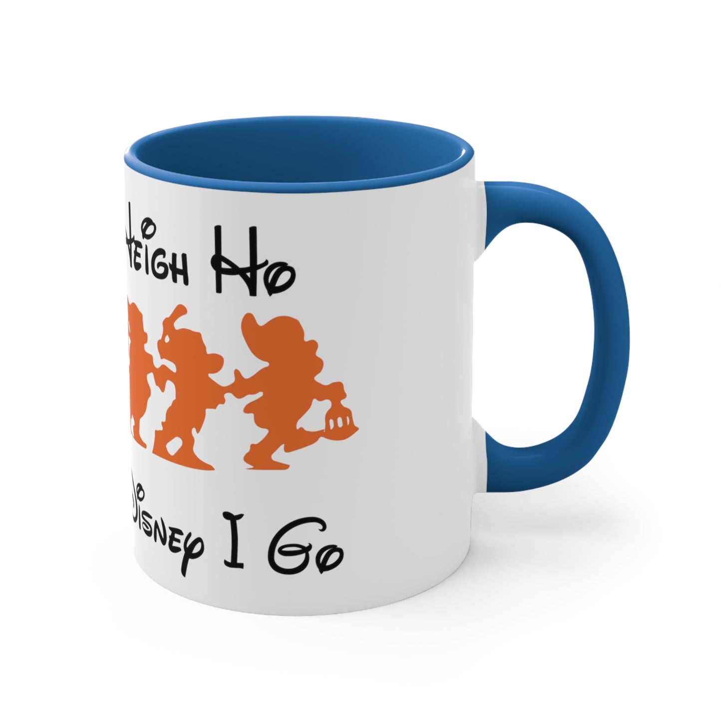 Heigh Ho, Heigh Ho, It's Off To Disney I Go, Accent Coffee Mug, 11oz