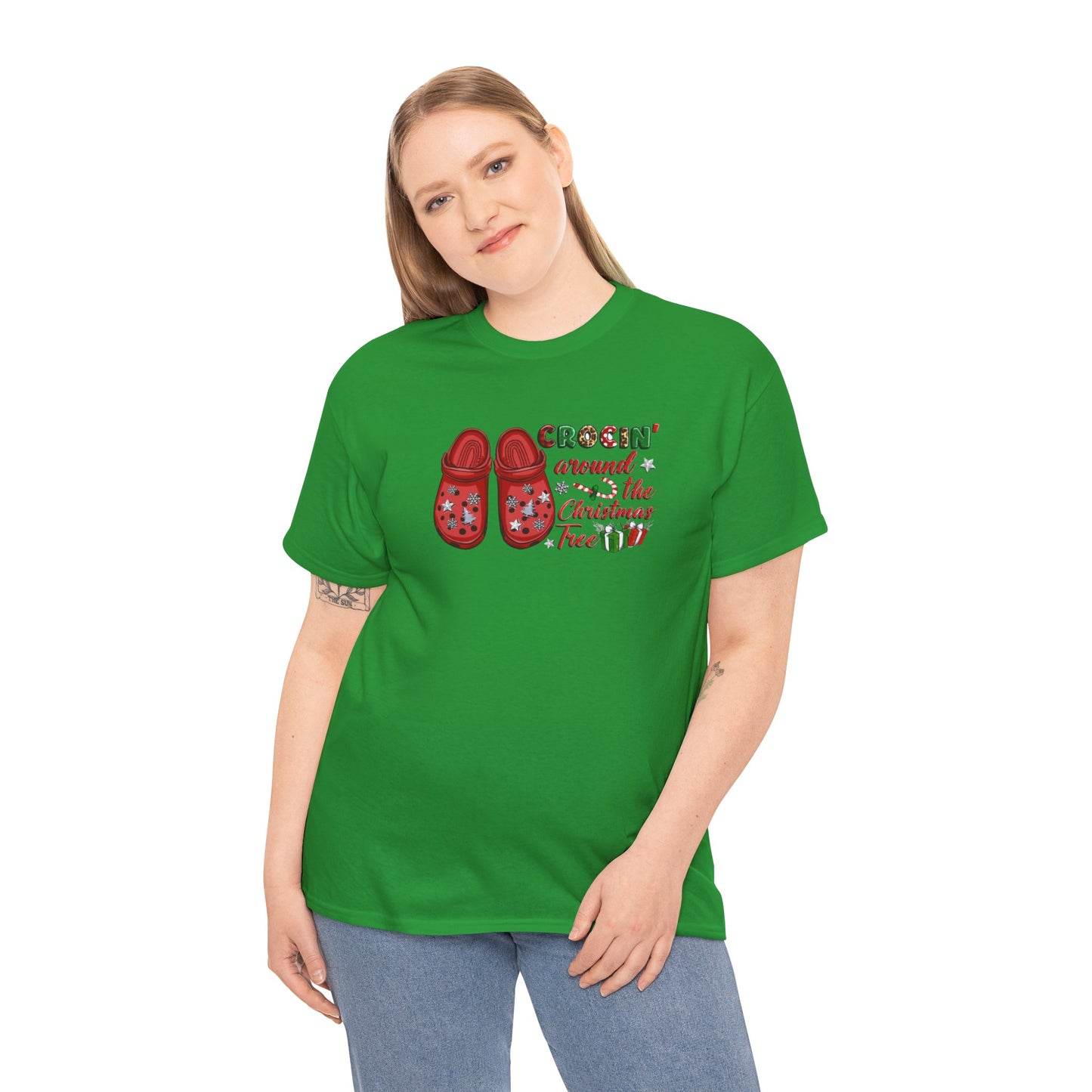 Crockin' Around the Christmas Tree, Heavy Cotton Tee