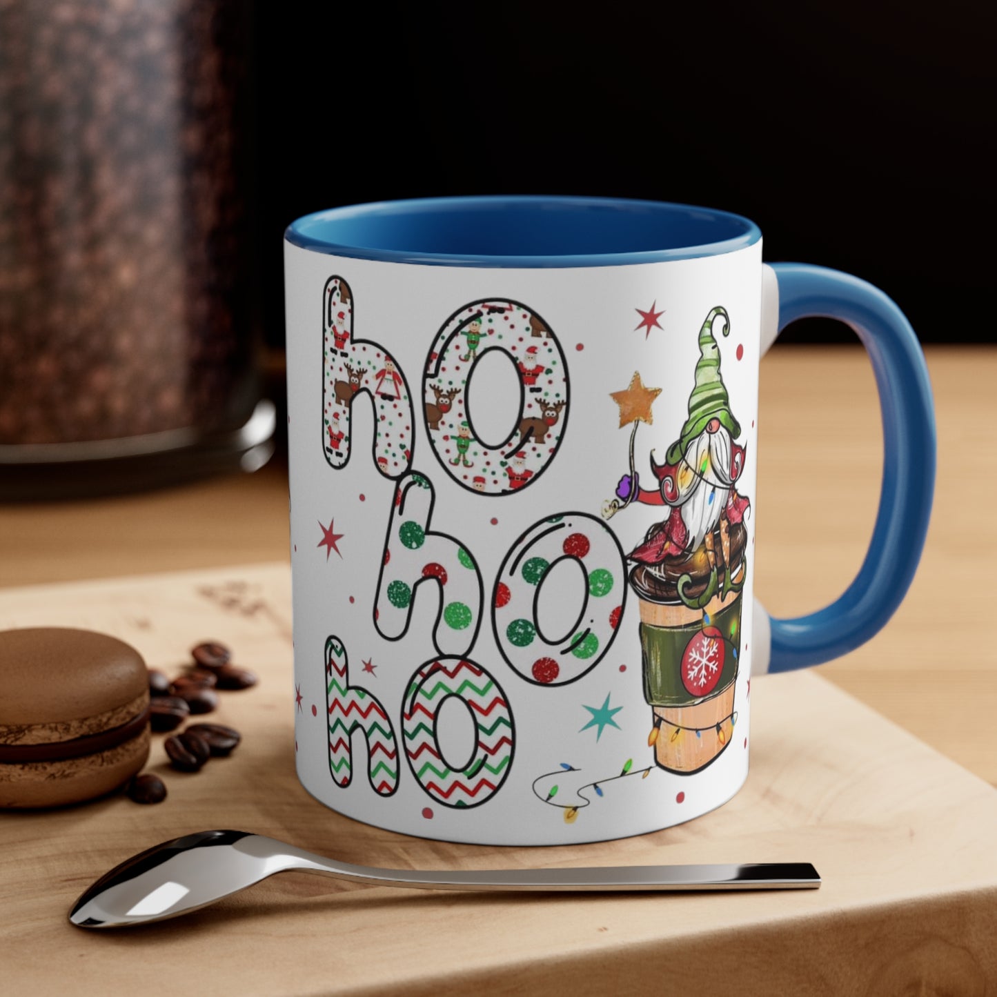 Ho, Ho, Ho, Accent Coffee Mug, 11oz