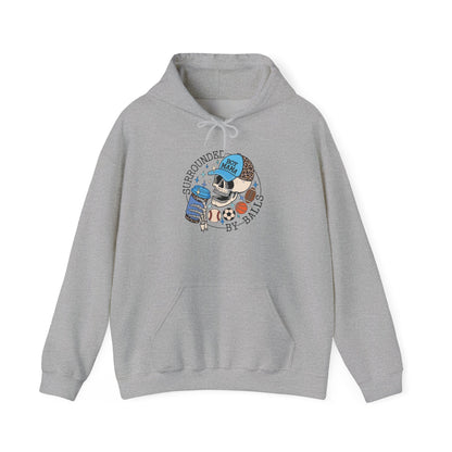 Surrounded By Balls Boy Mama, Hoodie Heavy Blend™ Hooded Sweatshirt