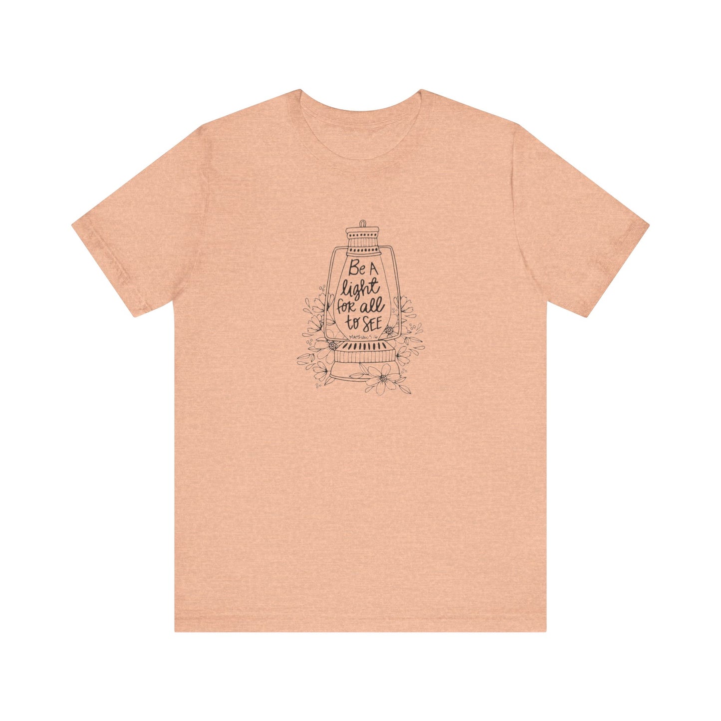 Be The Light For All To See, Jersey Short Sleeve Tee