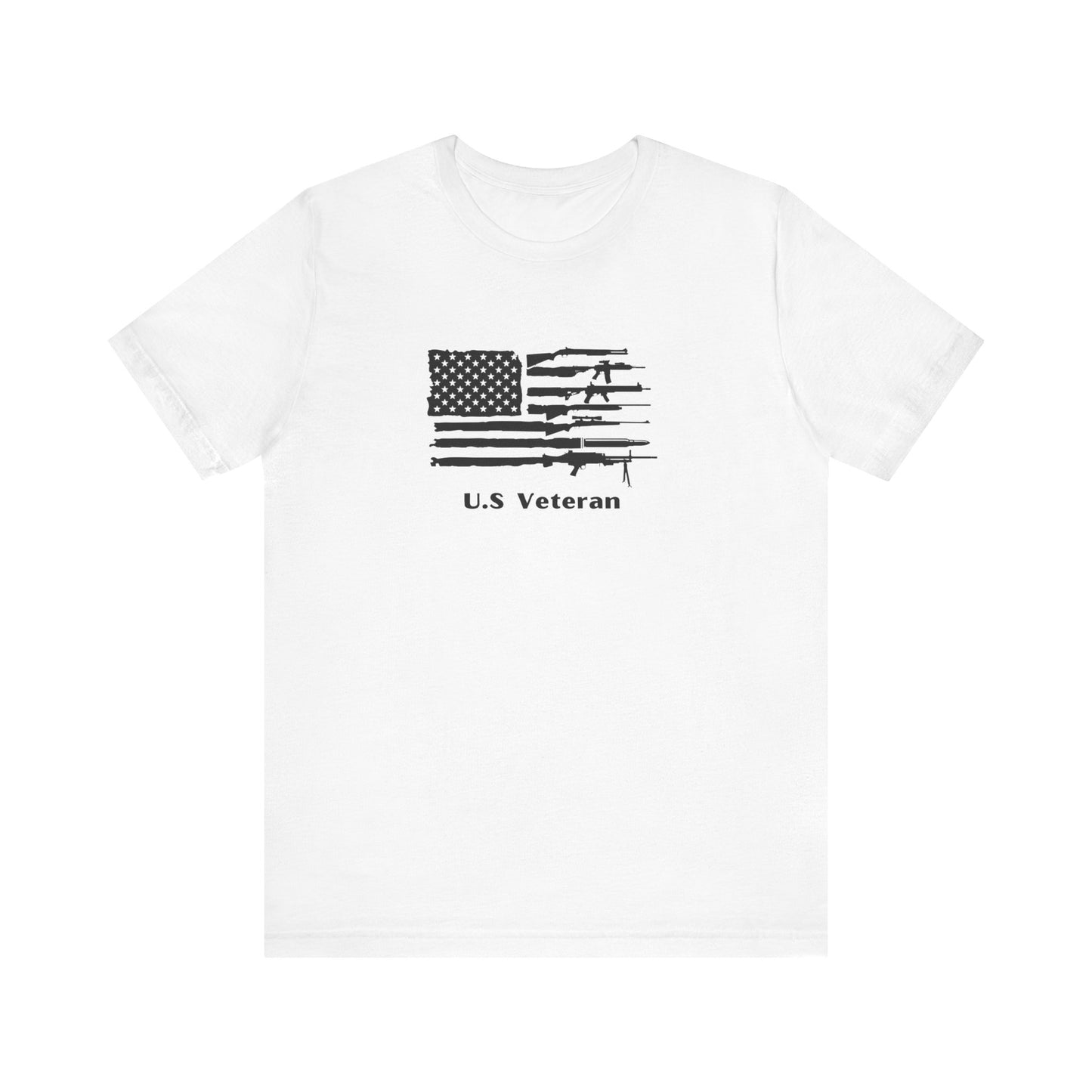 US Veteran Flag Shirt, Jersey Short Sleeve Tee
