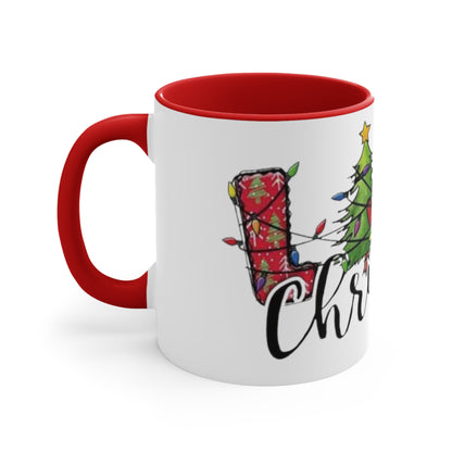 Live Christmas, Accent Coffee Mug, 11oz