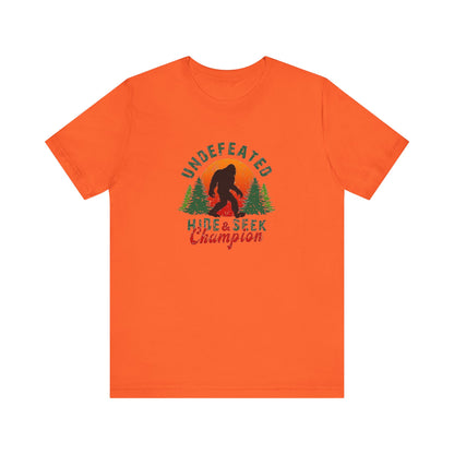 Undefeated Hide and Seek Champion, Short Sleeve Tee