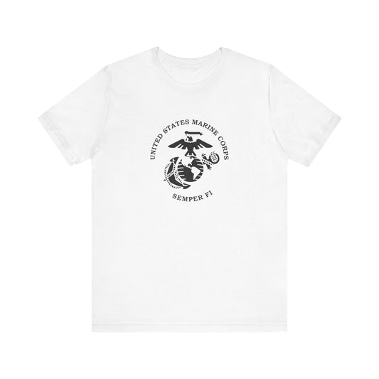 United States Marine Corps, Semper Fi, Jersey Short Sleeve Tee