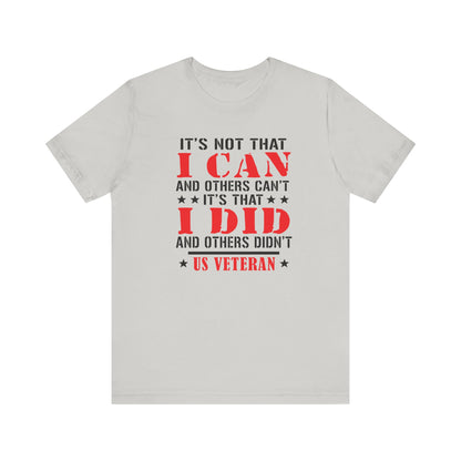 It's Not that I Can and other's Cant, Jersey Short Sleeve Tee
